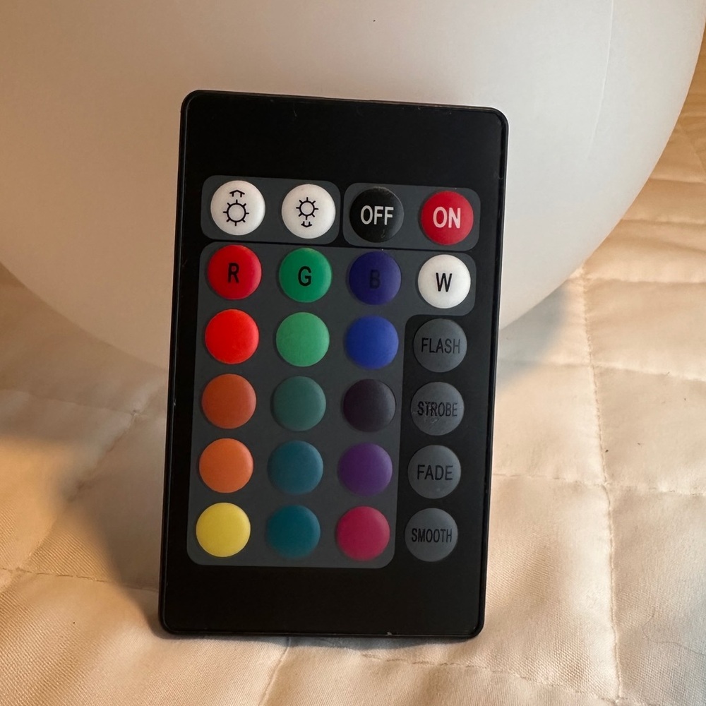 8-inch LED Light Ball: 16 Colors Dimmable Globe Cosplay (Inside Out) or Decor - Picture 3 of 8